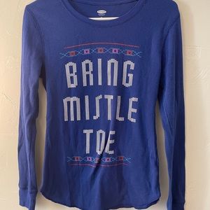 💙Blue Christmas PJ Top💙